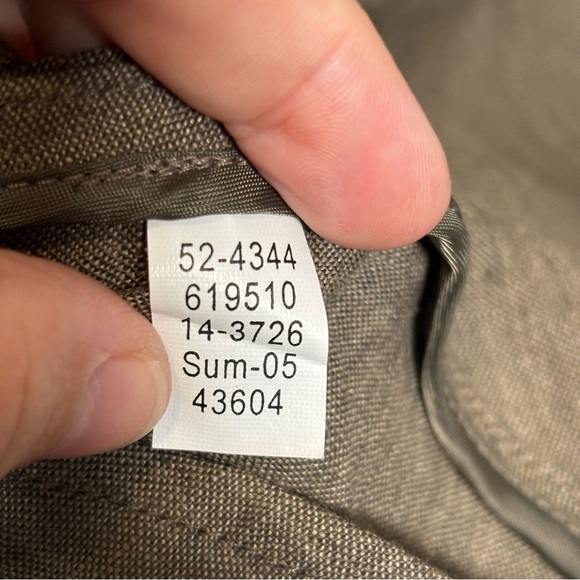 J. Jill 3/4 Sleeve Buttons Linen Blazer-Brown-Women Size 6 - Picture 5 of 5